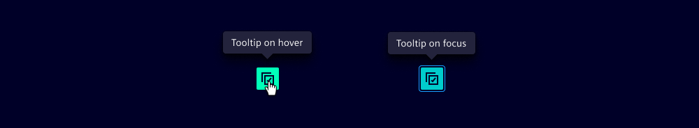 Tooltip behavior