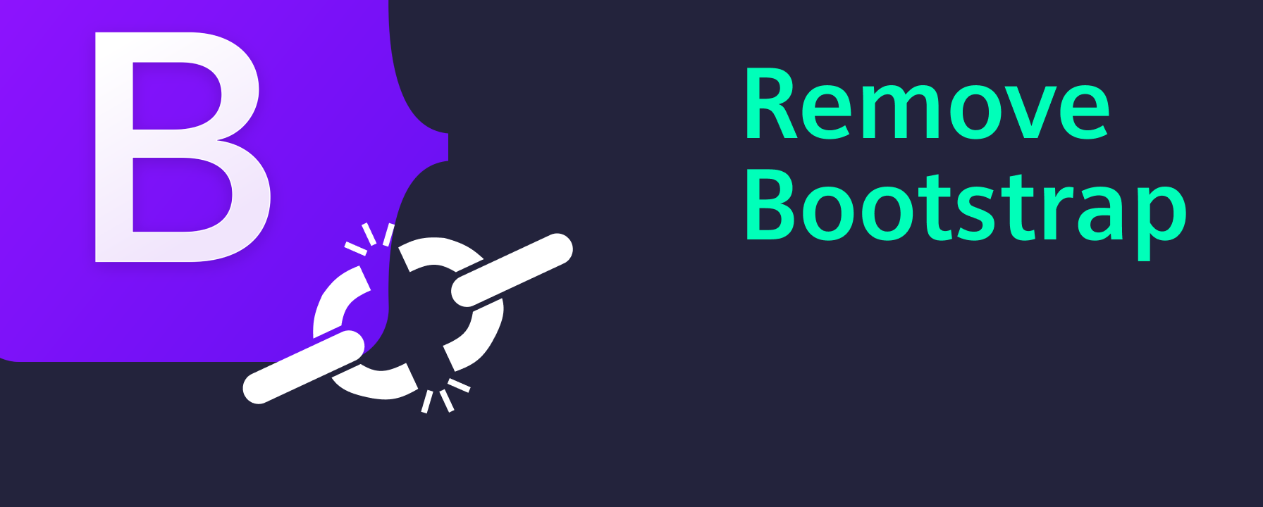 remove bootstrap