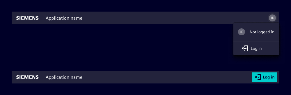 Examples of access login