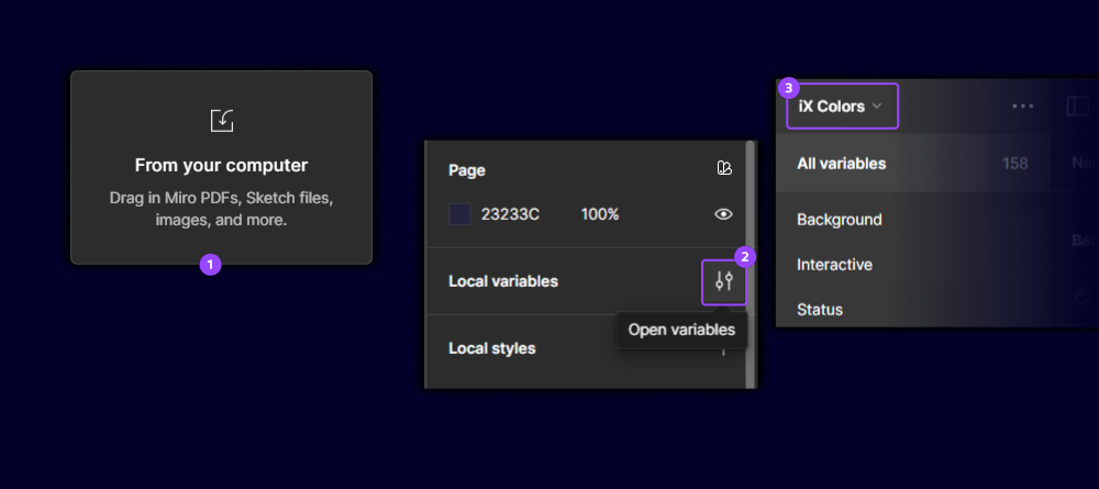 Changing theme variables