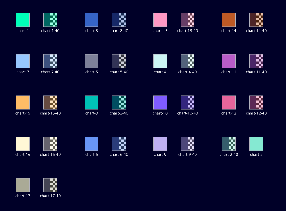 Colors for comparative data