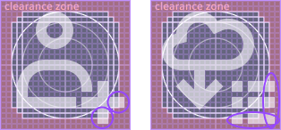 Exception 1: icon attributes