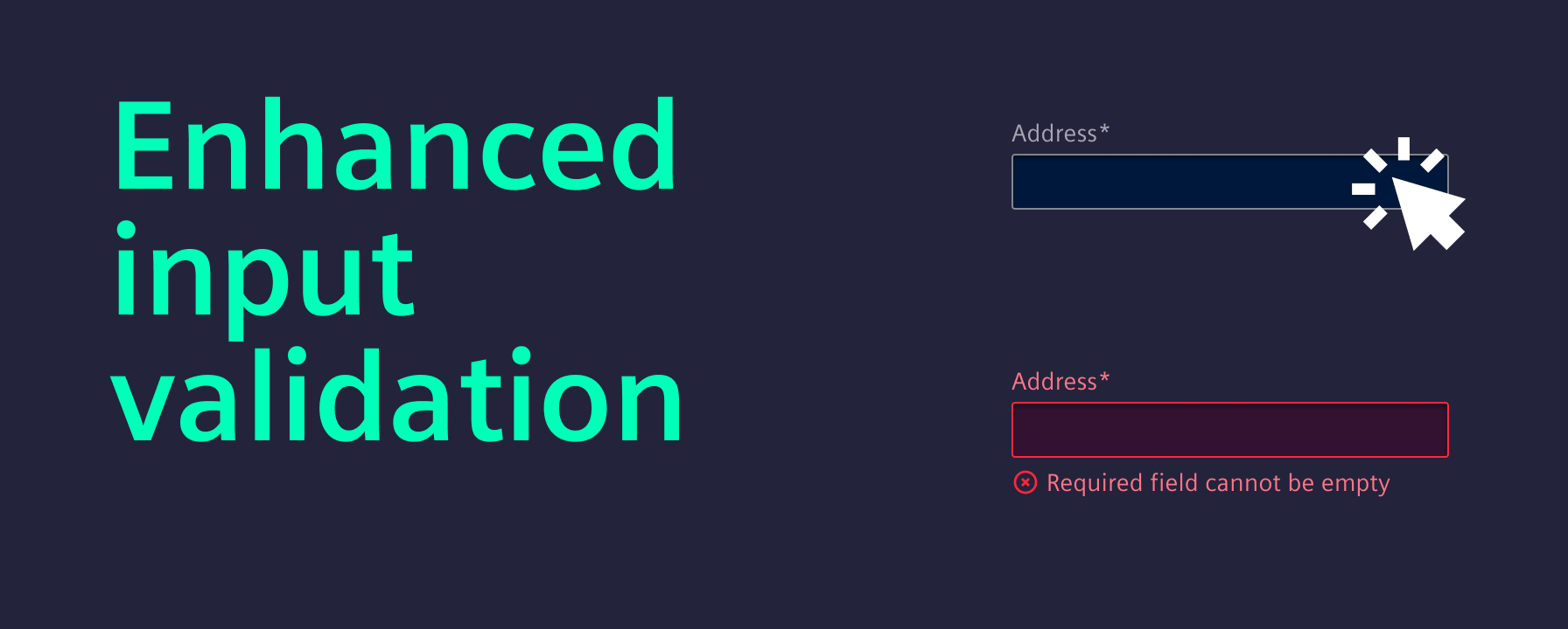 input validation