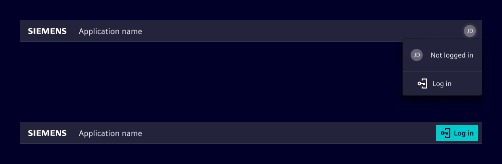 Examples of access login