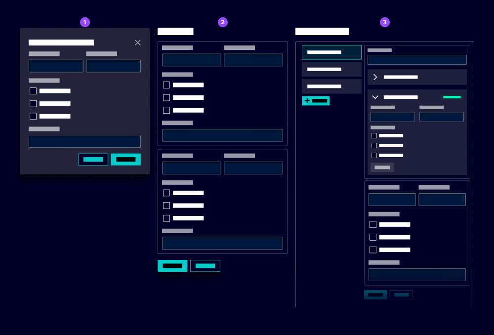 Form layout examples